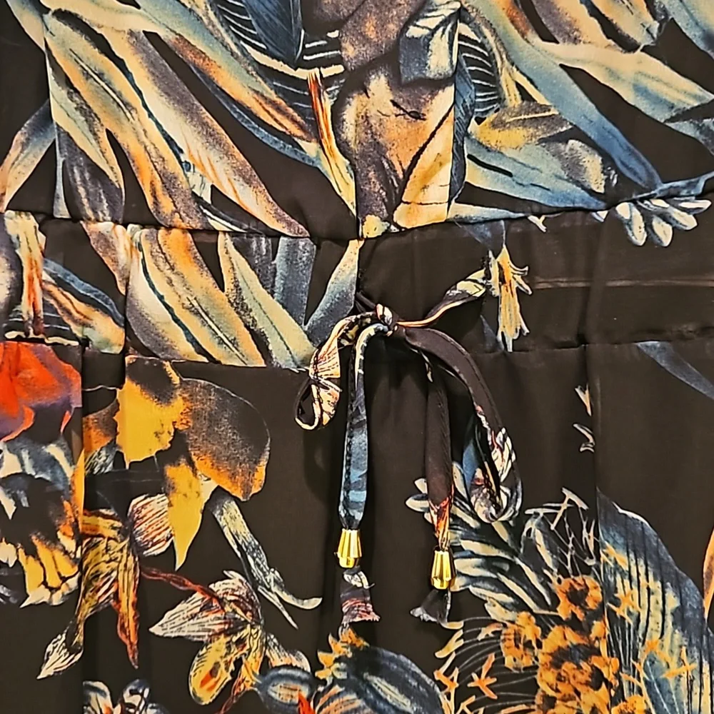 Brand unknown Long Black Floral Sundress Size 2xl - Picture 5 of 11